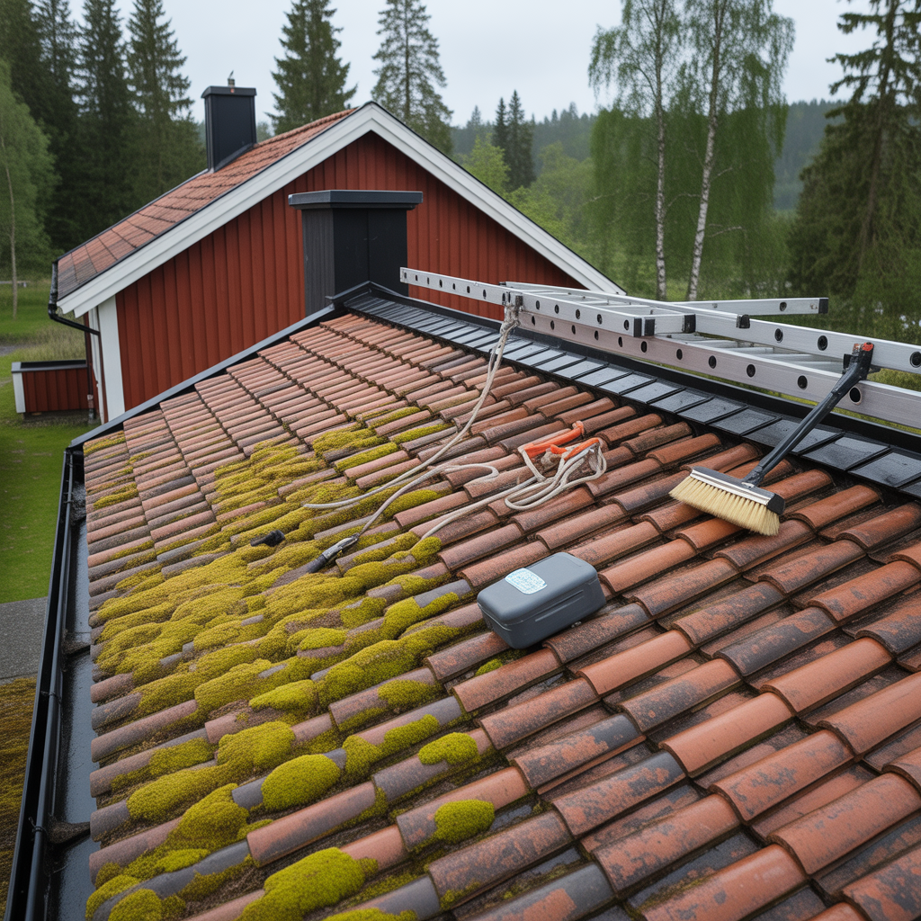 mossa pa takpannor sakra metoder underhall och kostnad